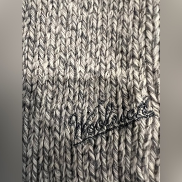 Woolrich Merino Wool Blend Full Zip Sweater Gray Womens Cardigan small - Picture 5 of 7